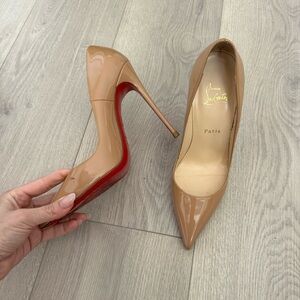 Nude Christian Louboutin Pigalle size 38/12